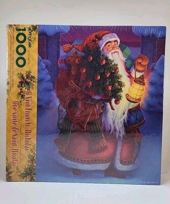 Santa Christmas Puzzle Jigsaw A Visit From St. Nicholas 1000 Piece Springbok 