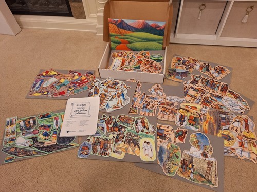 Christian Book of Mormon Stories Felt Figures Lot Flannel Boards Fun Lessons FHE