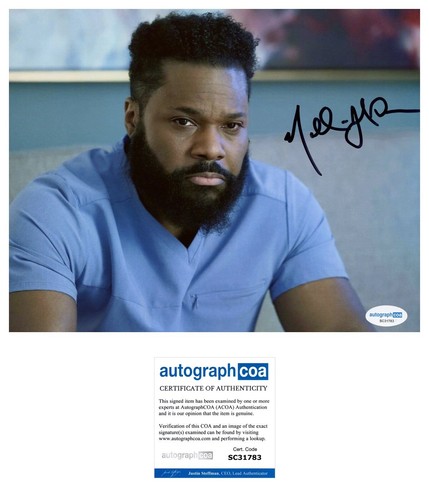 Malcolm-Jamal Warner ‘The Resident’ Signed Autograph 8x10 Photo ‘AJ Austin’ ACOA