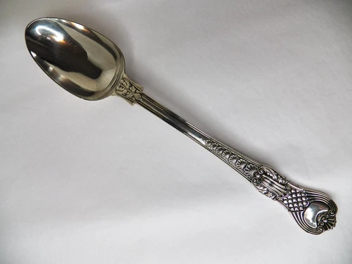 COBURG BY GEORGE ADAMS ENGLAND EXTRA LARGE SERVING SPOON 12"