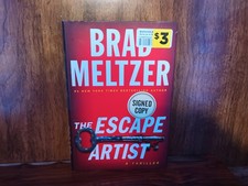 The Escape Artist Brad Meltzer HB 2018 Signed Thriller Zig & Nola Series