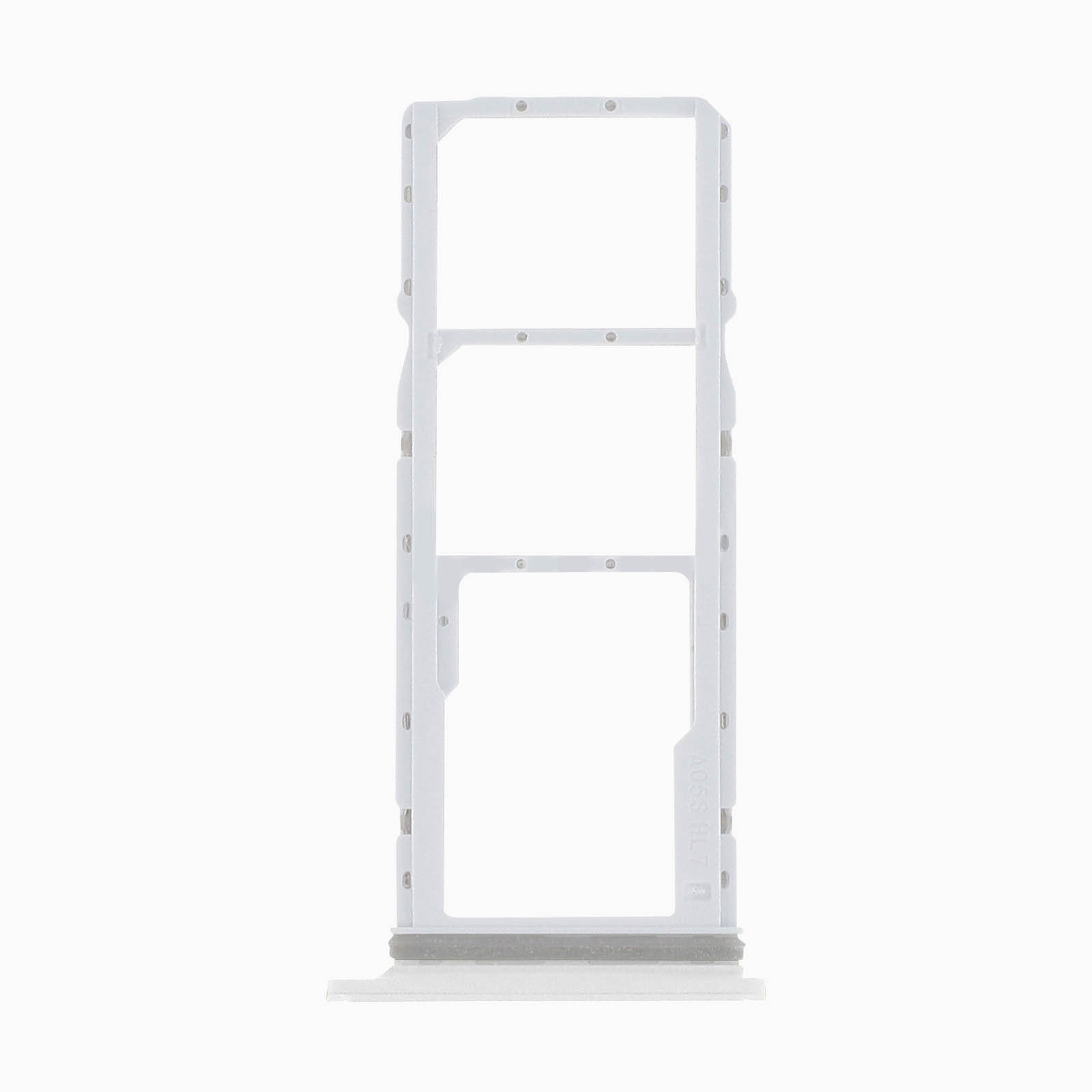Tiroir SIM pour Galaxy A05s double position avec support Micro SD argent