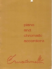 CRUCIANELLI ACCORDION 1970's PRODUCT LINE FULL COLOR CATALOG (ITALY) NOS