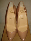 100% AUTH NEW WOMEN LOUBOUTIN PIGALLE FOLLIES NUDE 100 PATENT PUMPS/HEELS US 9 — photo 7