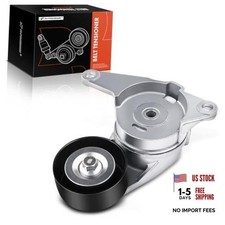 Belt Tensioner Assembly with Pulley Compatible with Chevrolet Equinox Impala