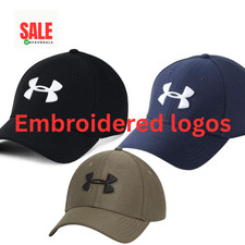Under Armour Men's UA Heather Blitzing 3.0 Stretch Fit Cap Flex Hat Many Colors