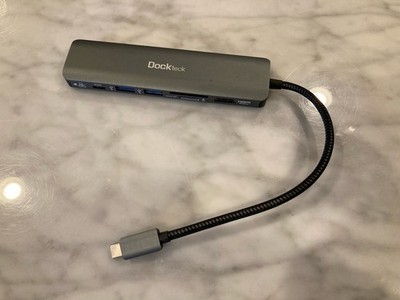 dockteck 7-in-1 USB C Hub with 4K 60Hz HDMI, 1Gbps Ethernet, 100W Power Delivery