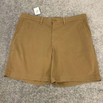 LL Bean Chino Shorts Mens 40 Walnut Standard Fit Comfort Stretch Outdoor NEW