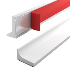 Shower Threshold Water Dam Self-Adhesive Silicone Waterproof Barrier Strip