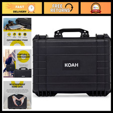 Weatherproof Hard Case 18x14x7 Inch - Durable, Waterproof Storage Box, Heavy Dut