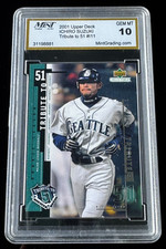 2001 Upper Deck Ichiro Suzuki Tribute To 51 #I11 Mint Graded 10 Gem MT 31198881
