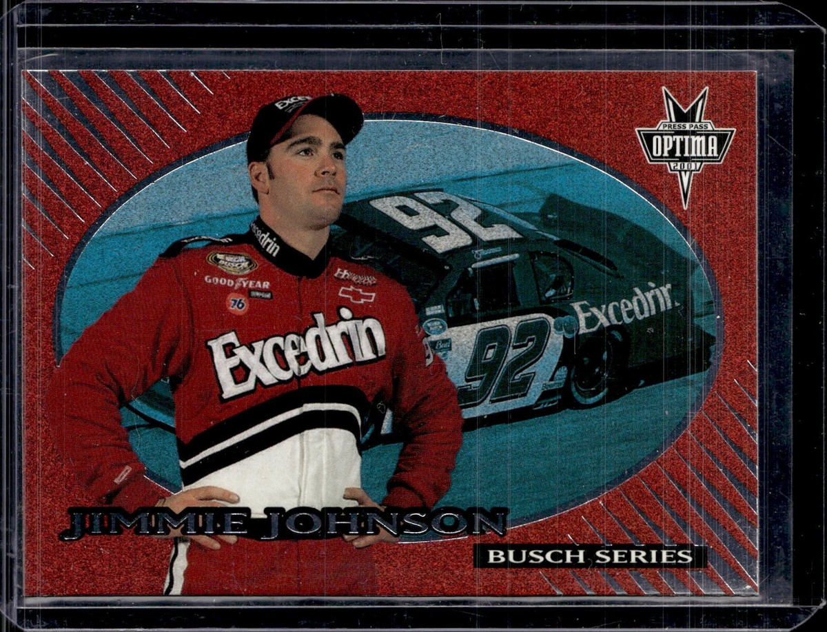 2001 Press Pass Optima #32 Jimmie Johnson Rookie RC NASCAR (HOF