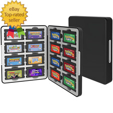 Custodia gioco GBA compatibile con Game Boy Advance contiene 16 cartucce gioco GBA silicone