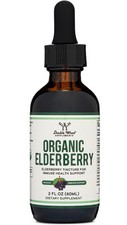 Organic Elderberry Liquid 2 Fl Oz 60 Servings - 2 Pack of 1 
