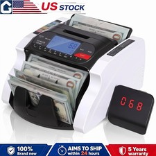 Professional Money Counter Machine with Value Count and UV/MG/IR/DD/MT Detection