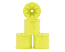 JConcepts RC10T Pioneer 2.2 Bearing Front Wheels (Yellow) (4) [JCO3468Y]