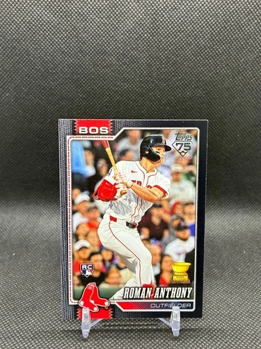 Roman Anthony 2026 Topps #189 Rookie Black /75 Boston Red Sox