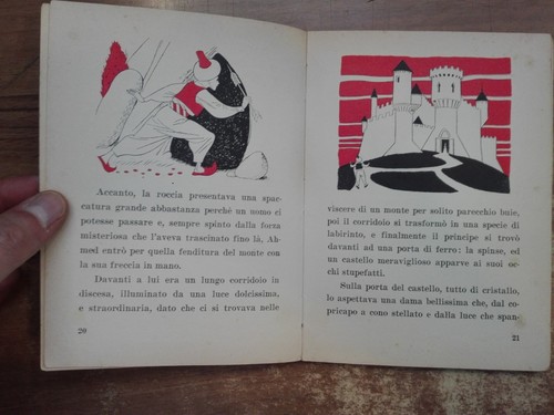 Lotto 2 libri La Cicogna Malipiero IL PRINCIPE AHAED E FATA + FIGLIA DEL MUGNAIO - Foto 5 di 5