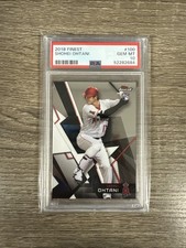 2018 Topps Finest Shohei Ohtani RC #100 PSA 10 Gem Mint MVP Dodgers Rookie Card