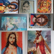 Quadri artistici religiosi, cristiani, spirituali, cattolici, angeli completati 5D diamanti