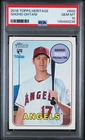 2018 TOPPS HERITAGE 600 SHOHEI OHTANI PSA 10 0238