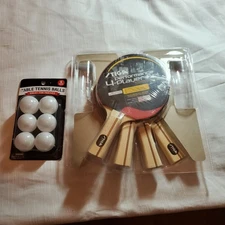 STIGA Performance – 4x Table Tennis Racket Paddles - W/6 balls - Open Box