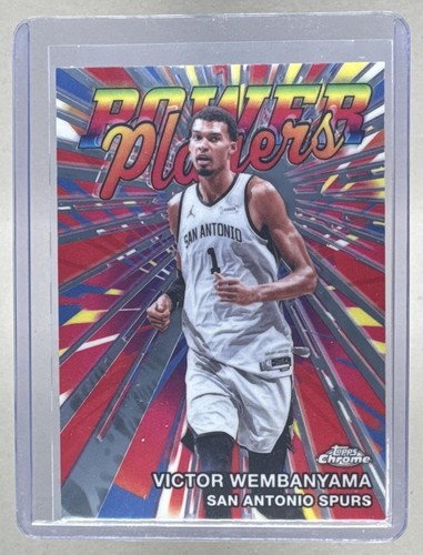 Victor Wembanyama 2025 Topps Chrome Update #PP-5 Power Players