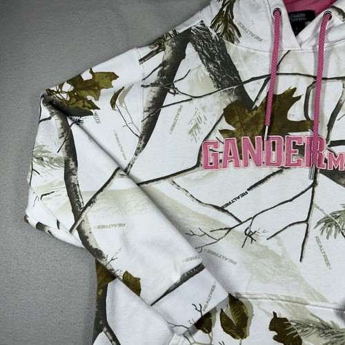 Gander Mtn Camo Hoodie Womens L Realtree Pink Hunting Fishing Camo White - Picture 8 of 19