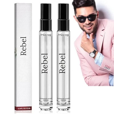 Rebel Pheromone Cologne for Men, 2024 New Rebel by Alloura for Men, Rebel Allour