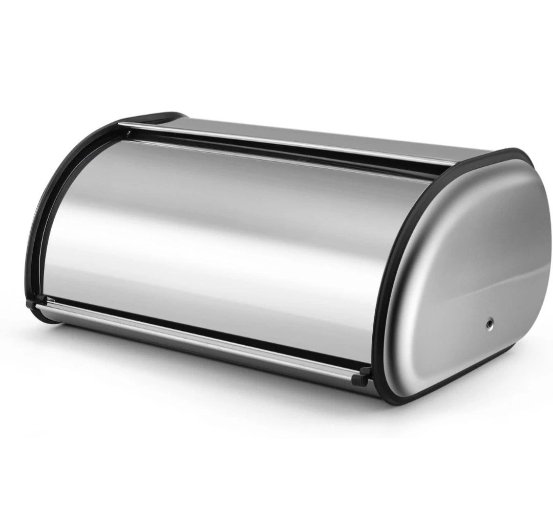 Flexzion Stainless Steel Bread Box For Kitchen Countertop (17 inch) Metal...
Opens in a new window o