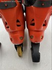 Techna Mens Orange 4 Wheel Adjustable Roller Blades Racing Inline Skate Size 8.5 — photo 3