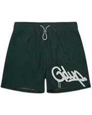 Geedup HS PFK Monogram Shorts in Forest Green 2024 