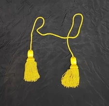 1980's Vintage Russian Soviet Flag Banner Decorative Cord Nice USSR