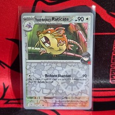 Team Rocket's Raticate 148/182 Common Reverse Holo NM/Mint Destined Rivals Pokem