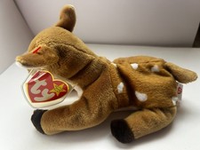 Ty Beanie Baby – Whisper the Deer – WITH ERRORS – 1997/1998- Rare! Retired!