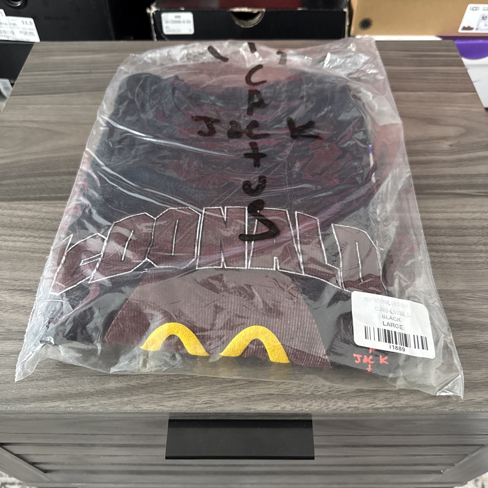 Travis Scott Cactus Jack x McDonalds Invitational Long Sleeve Shirt Size L
