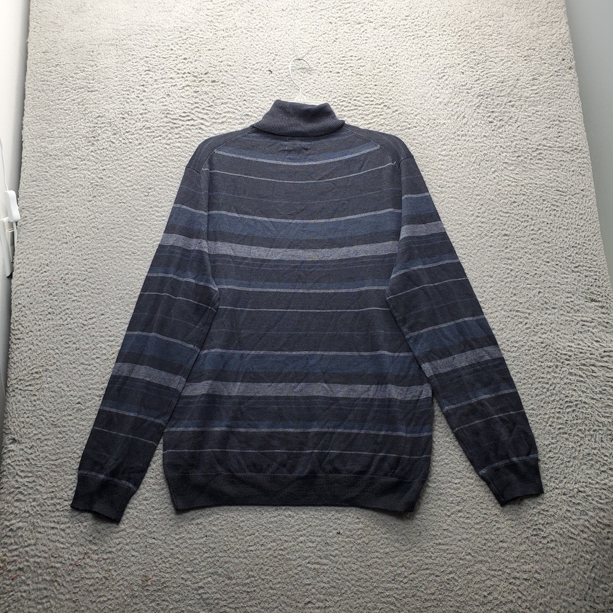 Calvin Klein Italian Yarn Sweater Mens Large Multi Striped