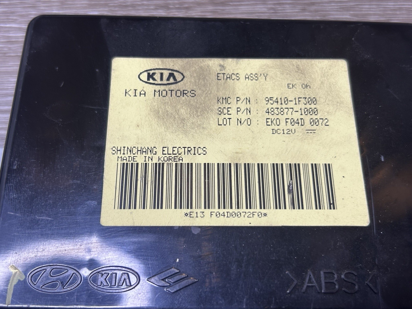 2005 2006 2007 Kia Sportage ETACS Traction Control Module OEM 95410 ...