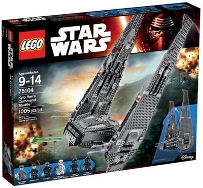 LEGO  75104 Star Wars Kylo Ren's Command Shuttle  NEU Original