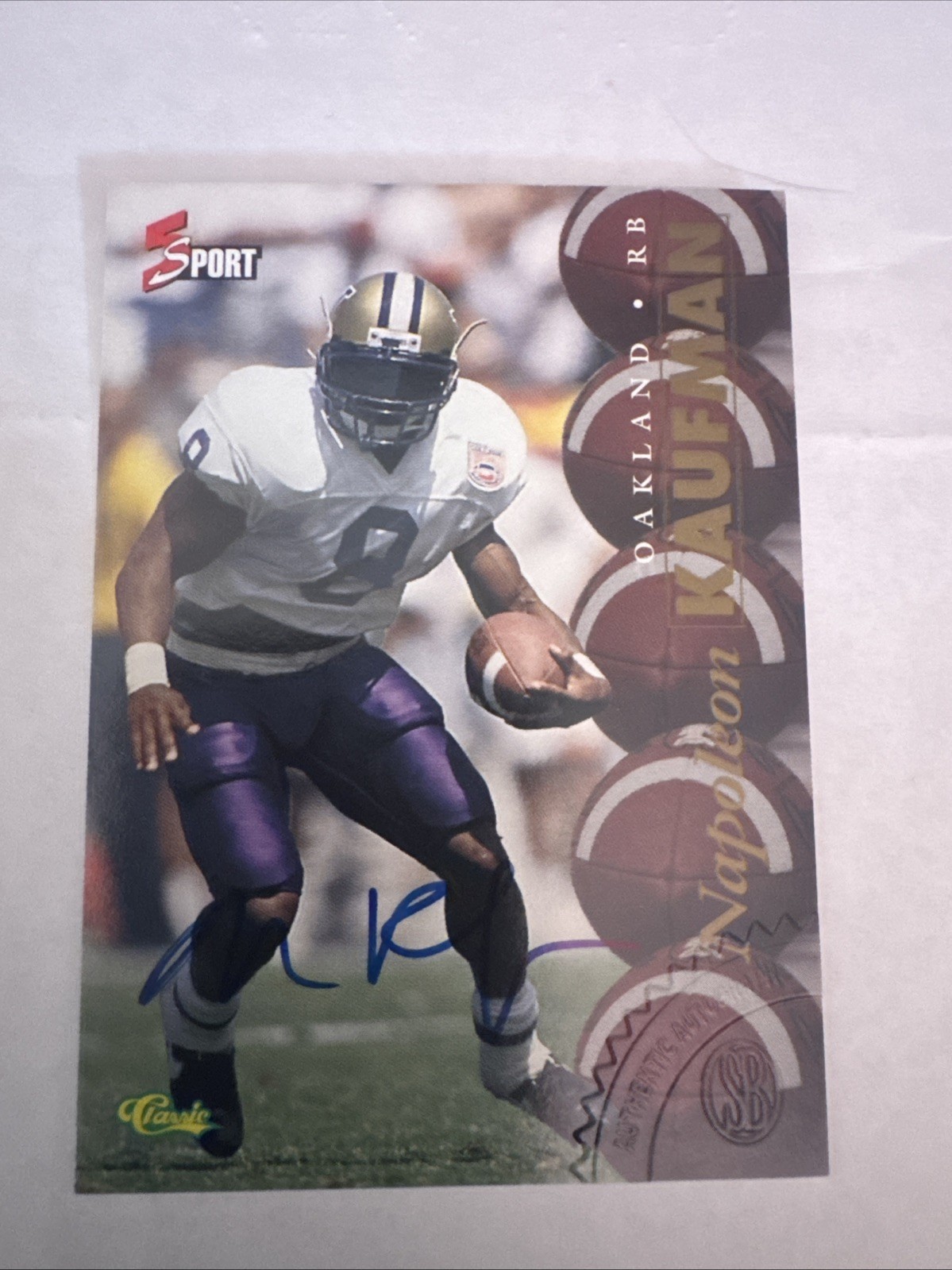 Napoleon Kaufman Classic Images Limited #93 Base