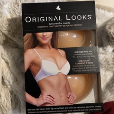 Original Looks Silicone Bra Inserts and Enhancers, One Size Fits All
