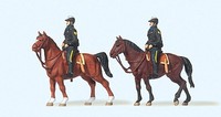 Preiser Ho 10397 Figurenset Berittene Polizei Usa Neu Ovp