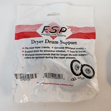 Lot Of 2 FSP DRYER DRUM SUPPORT ROLLERS Fits Most Dryer Brands 349241T 8170 NIP