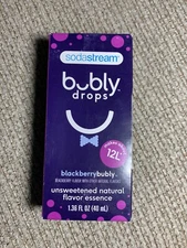 Sodastream Bubly Drops Blackberrybubly Unsweetened Natural Flavor  1.36oz