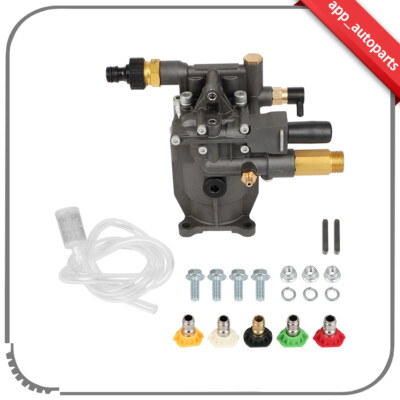 #ad #ad 3 4quot; Shaft Horizontal Pressure Washer Pump Water Pump 3000 PSI 2.5 GPM $73.22