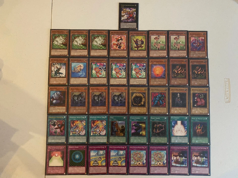 YUGIOH Beast Deck 41 - Cards w/ BRAND NEW Sleeves - Image 3 of 4