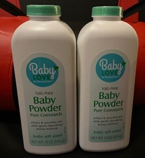 2 bottle of Personal Care talc-free Pure Cornstarch Baby Powder 18oz 501g 