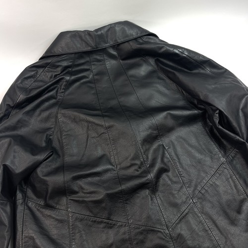 Ricardo Premium Leather Button Up Black Coat Lederjacke Damen Gr. XL - Bild 9 von 13