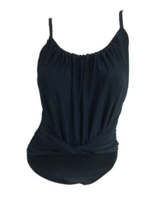 Victoria's Secret   Miraclesuit Magicsuit Ruched  One Piece Swimsuit Black  4