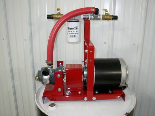 New 1/2 HP Waste Oil/Bulk Oil Transfer/Filtration Pump,Transformers,Mineral Oil - Picture 8 of 12